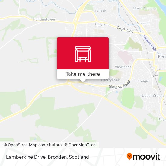 Lamberkine Drive, Broxden map