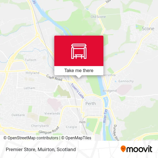 Premier Store, Muirton map
