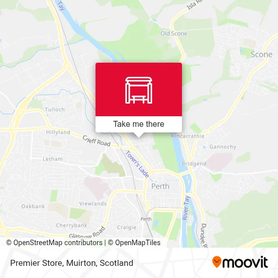 Premier Store, Muirton map
