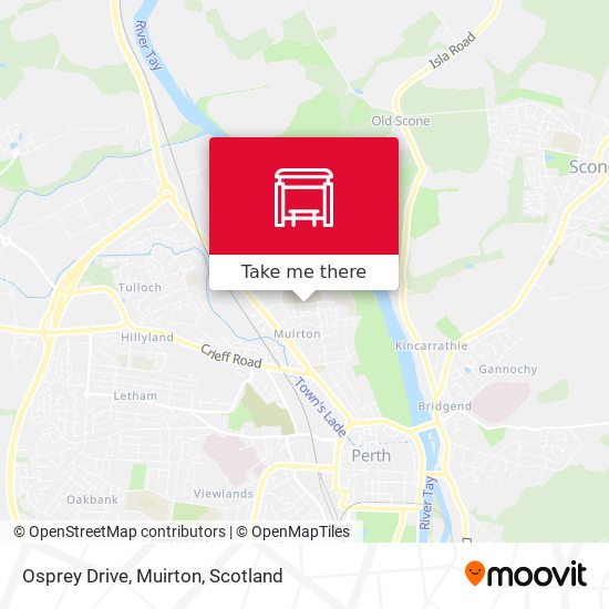 Osprey Drive, Muirton map