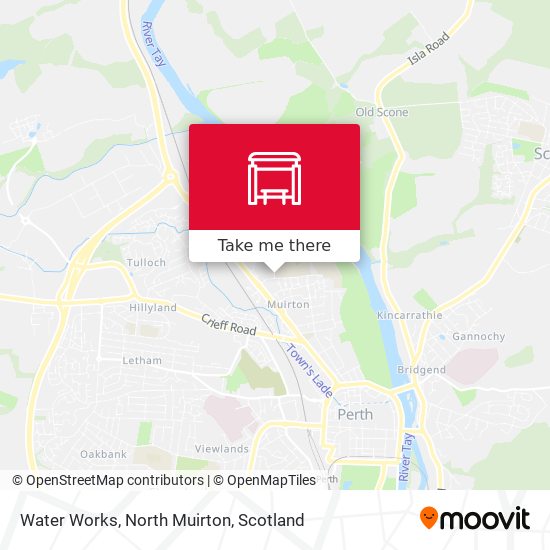 Water Works, North Muirton map