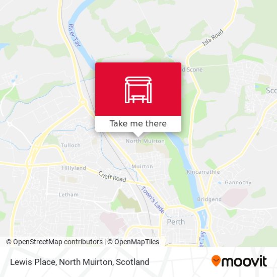 Lewis Place, North Muirton map