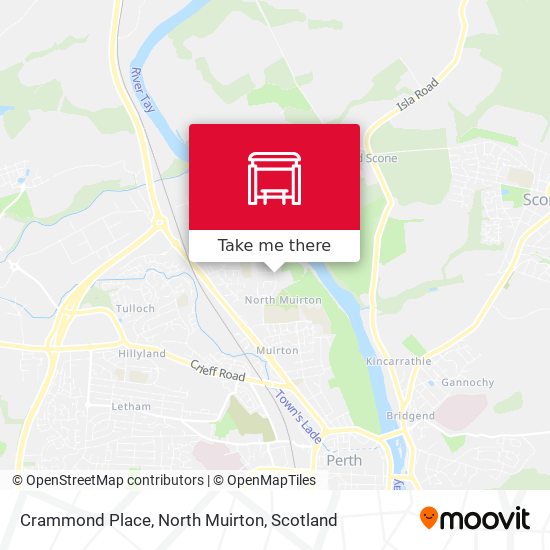 Crammond Place, North Muirton map