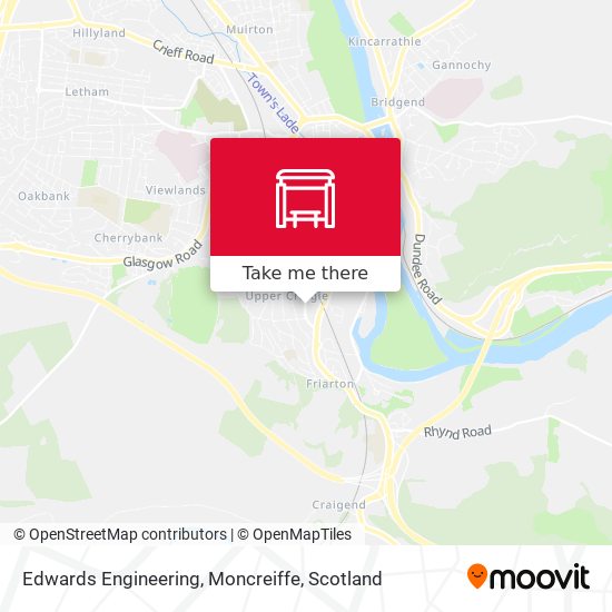 Edwards Engineering, Moncreiffe map
