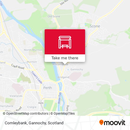 Comleybank, Gannochy map