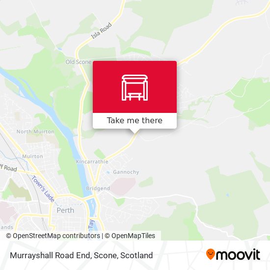 Murrayshall Road End, Scone map