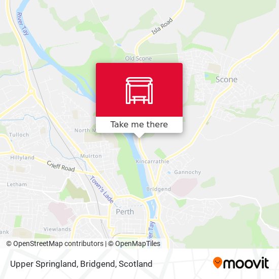 Upper Springland, Bridgend map
