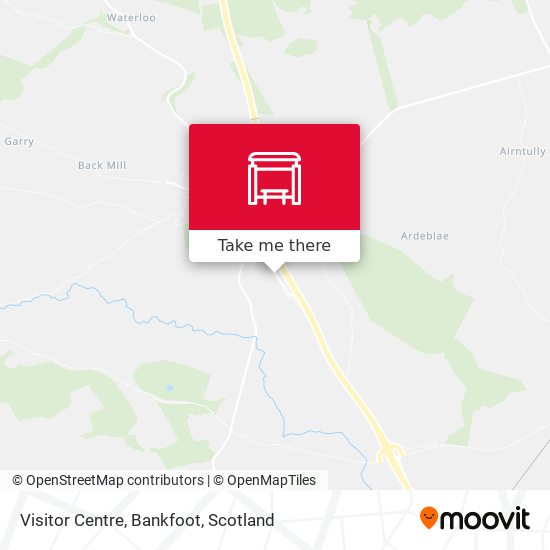 Visitor Centre, Bankfoot map