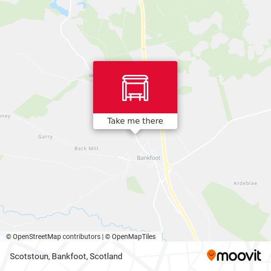 Scotstoun, Bankfoot map