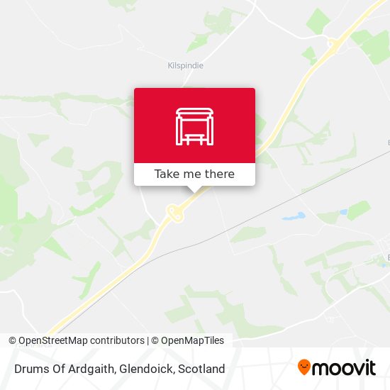 Drums Of Ardgaith, Glendoick map
