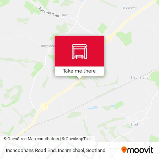 Inchcoonans Road End, Inchmichael map