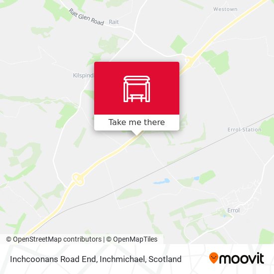 Inchcoonans Road End, Inchmichael map