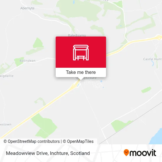 Meadowview Drive, Inchture map