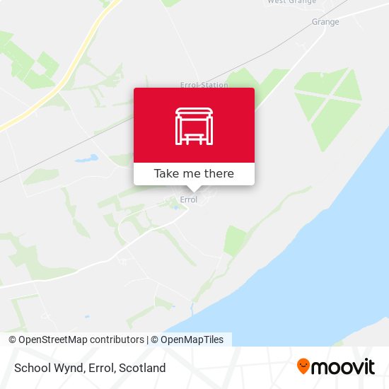 School Wynd, Errol map