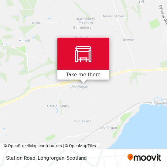 Station Road, Longforgan map