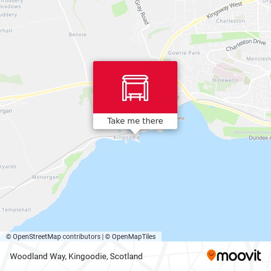 Woodland Way, Kingoodie map