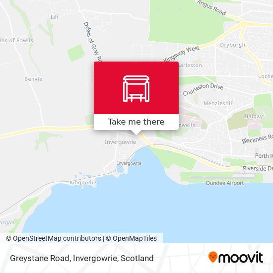 Greystane Road, Invergowrie map