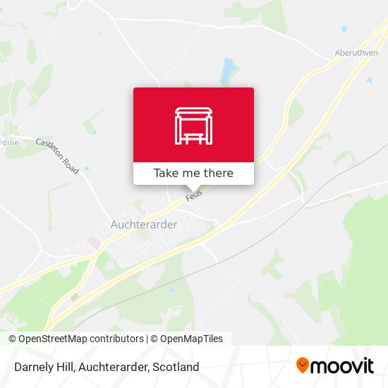 Darnely Hill, Auchterarder map