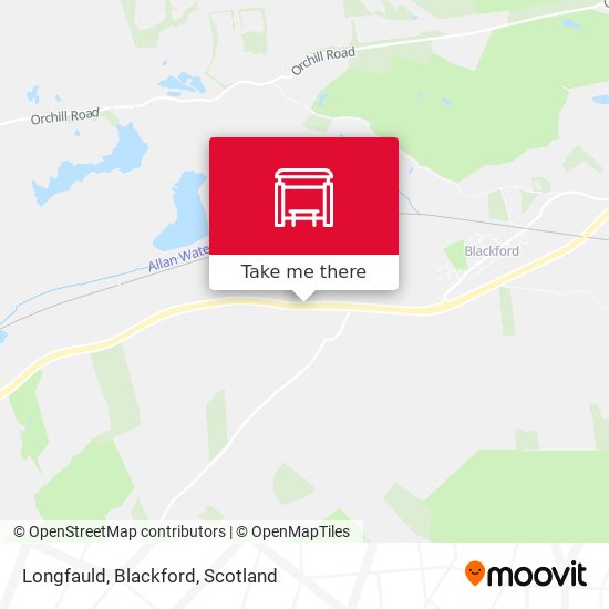 Longfauld, Blackford map