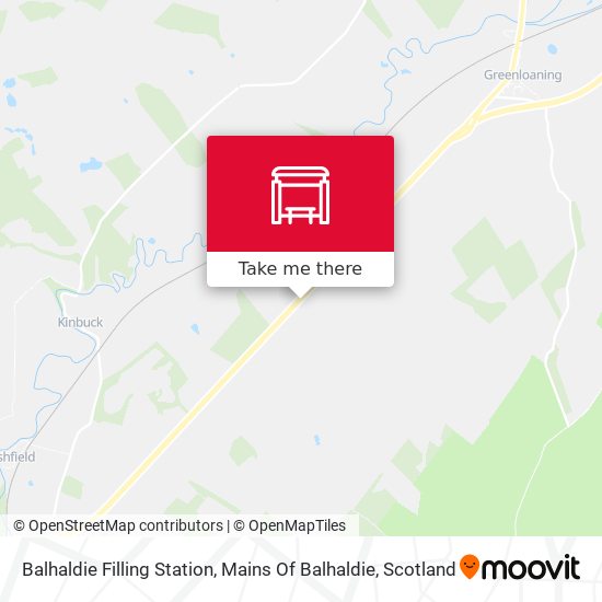 Balhaldie Filling Station, Mains Of Balhaldie map