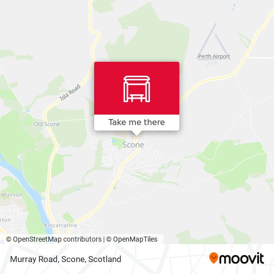 Murray Road, Scone map
