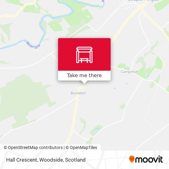 Hall Crescent, Woodside map