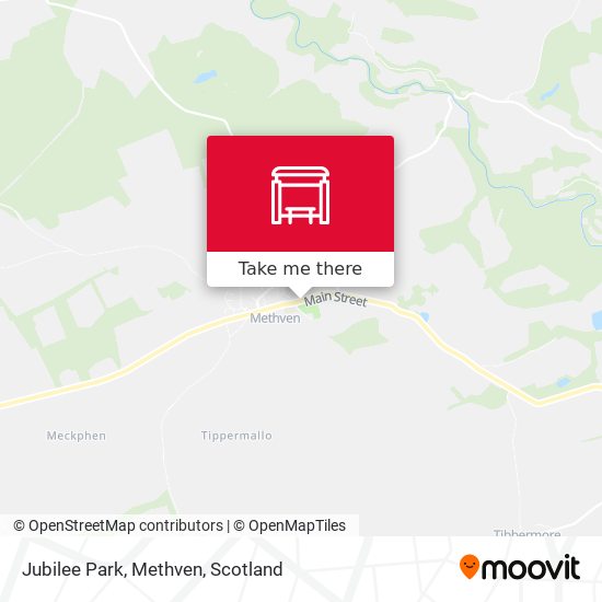 Jubilee Park, Methven map