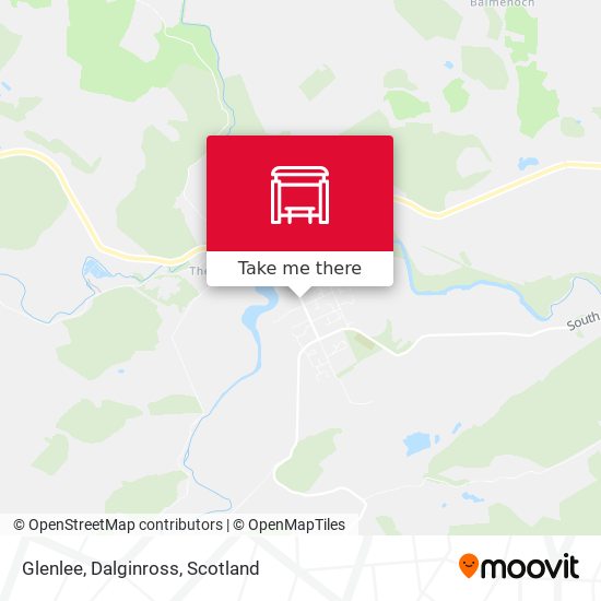 Glenlee, Dalginross map