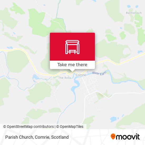 Parish Church, Comrie map
