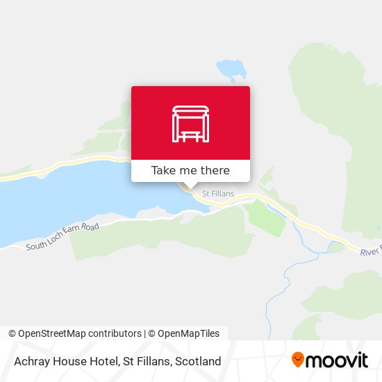 Achray House Hotel, St Fillans map