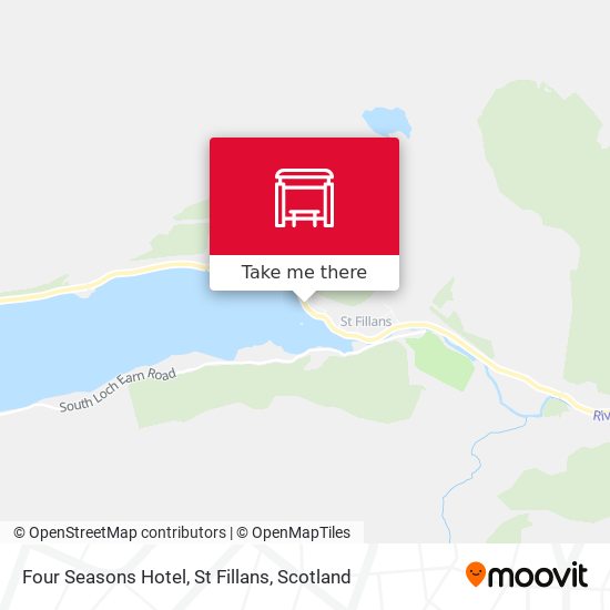 Four Seasons Hotel, St Fillans map