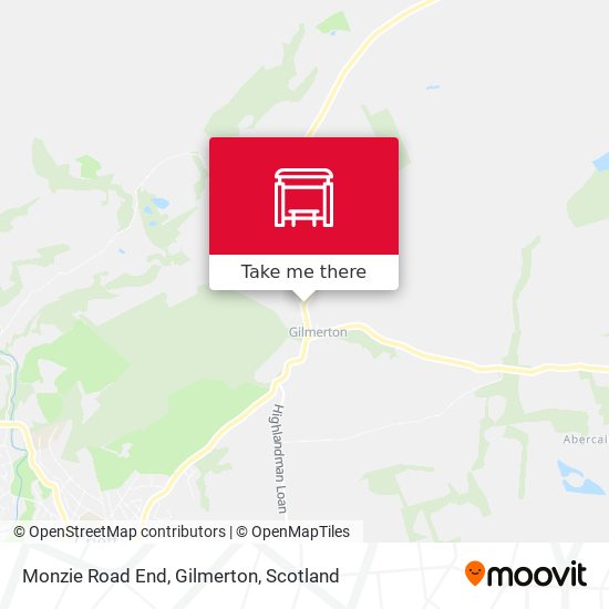 Monzie Road End, Gilmerton map