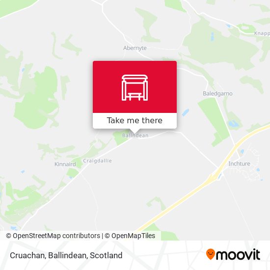 Cruachan, Ballindean map