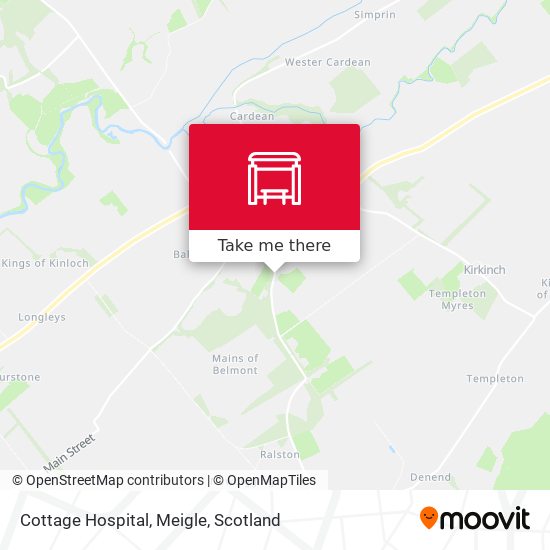 Cottage Hospital, Meigle map