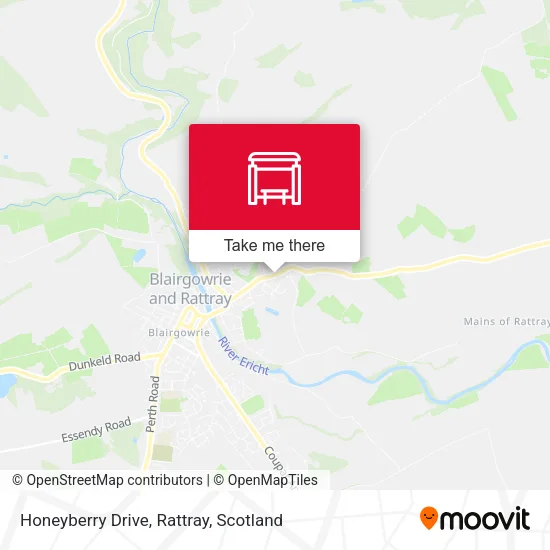Honeyberry Drive, Rattray map