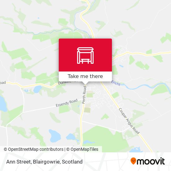 Ann Street, Blairgowrie map