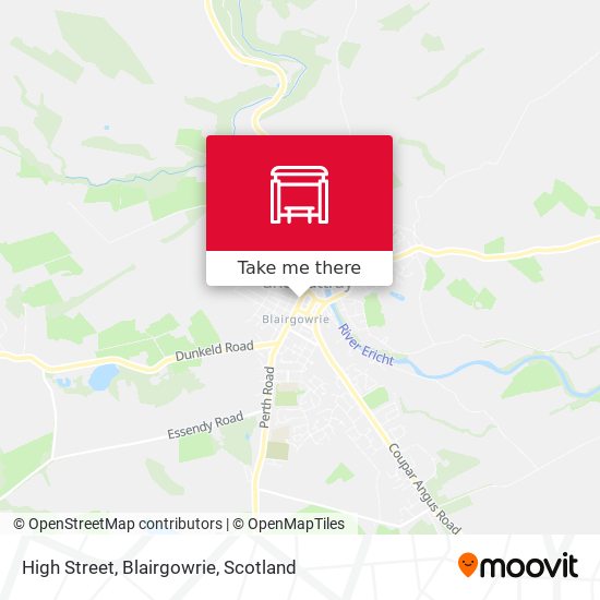 High Street, Blairgowrie map