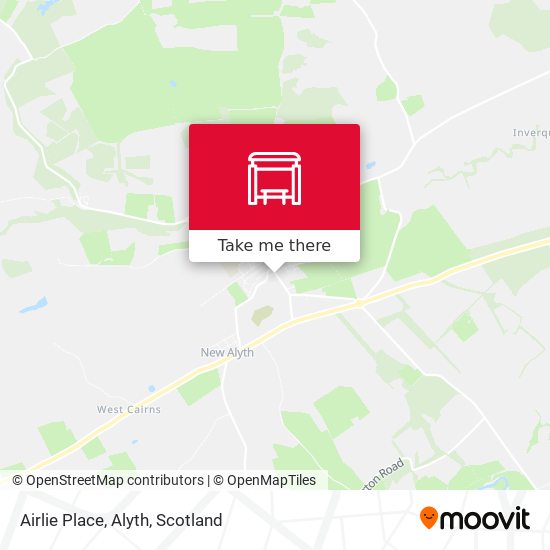 Airlie Place, Alyth map