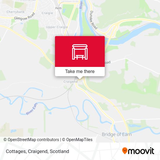 Cottages, Craigend map