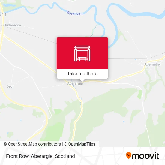 Front Row, Aberargie map