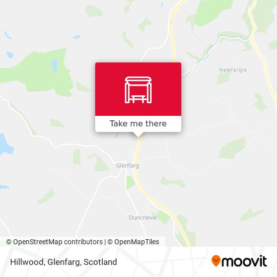 Hillwood, Glenfarg map