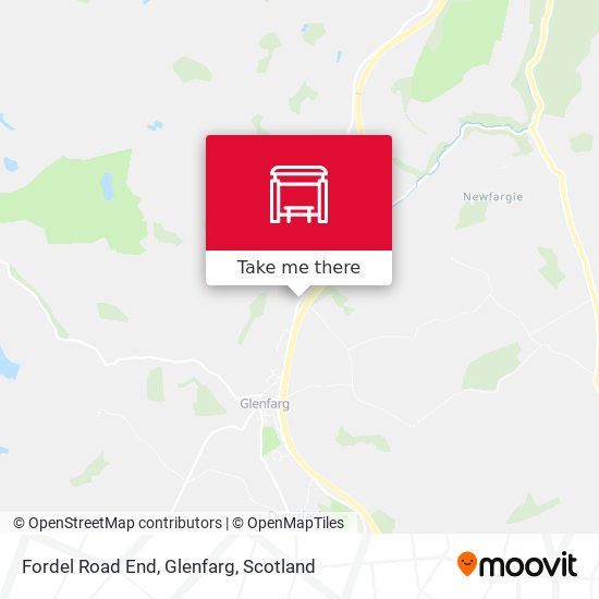 Fordel Road End, Glenfarg map