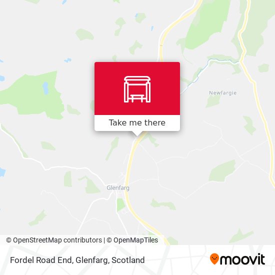 Fordel Road End, Glenfarg map