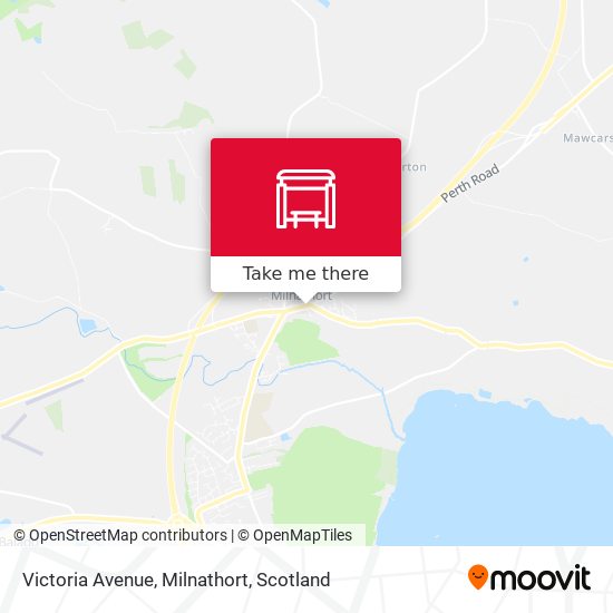 Victoria Avenue, Milnathort map
