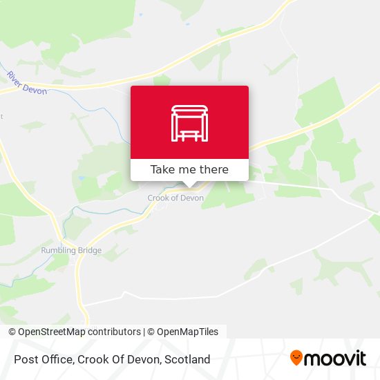 Post Office, Crook Of Devon map
