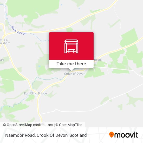 Naemoor Road, Crook Of Devon map