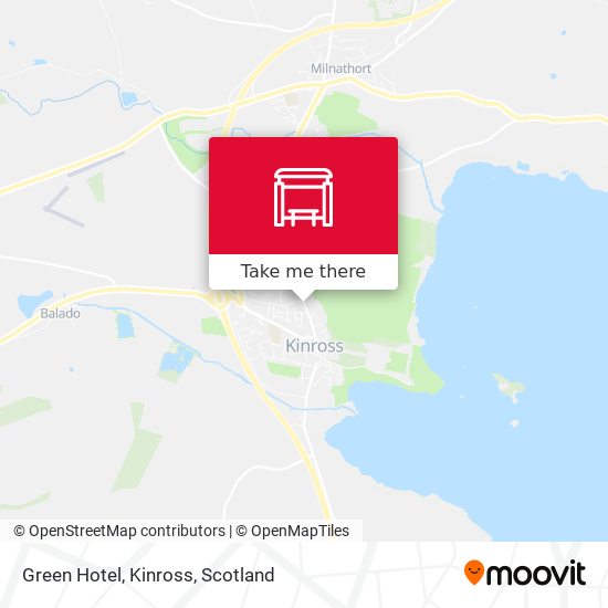 Green Hotel, Kinross map