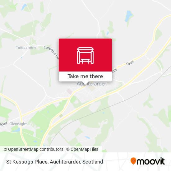 St Kessogs Place, Auchterarder map