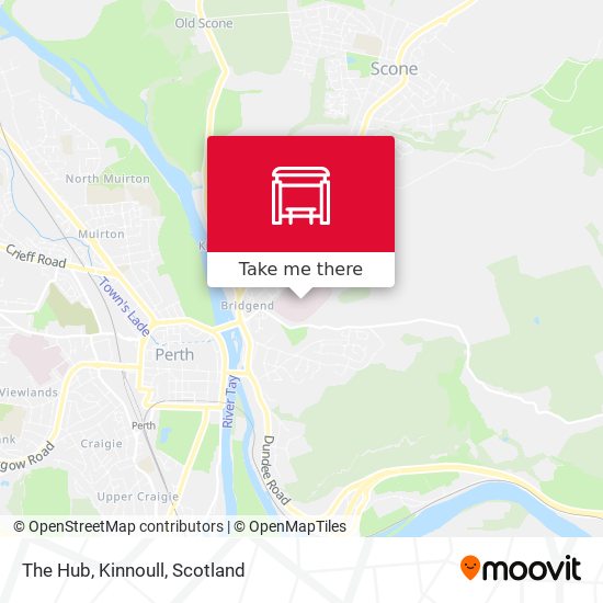 The Hub, Kinnoull map