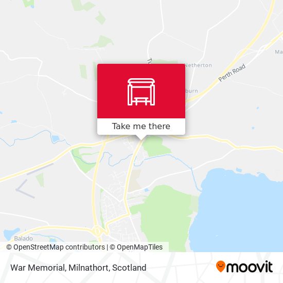War Memorial, Milnathort map